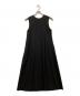 cornier（コルニエ）の古着「WORSTED WOOL SLEEVELESS CASUAL DRESS/ウーステッド ウール スリーブレス カジュアル ドレス」｜ブラック