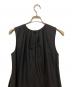 中古・古着 cornier (コルニエ) WORSTED WOOL SLEEVELESS CASUAL DRESS/ウーステッド ウール スリーブレス カジュアル ドレス ブラック サイズ:S：6000円