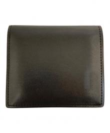 土屋鞄（ツチヤカバン）の古着「カウレザーNUME二折財布(スリム)」｜ブラック