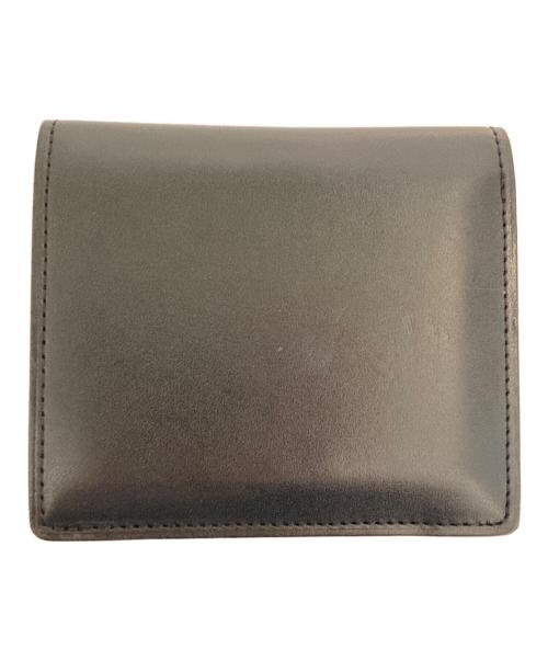 土屋鞄（ツチヤカバン）土屋鞄 (ツチヤカバン) カウレザーNUME二折財布(スリム) ブラック サイズ:表記なしの古着・服飾アイテム