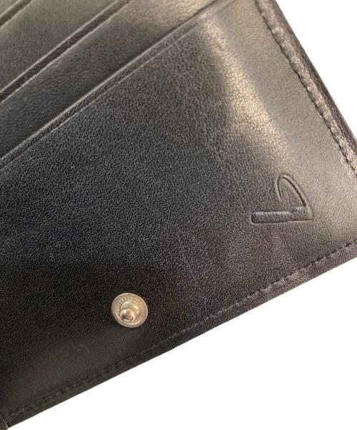 土屋鞄（ツチヤカバン）土屋鞄 (ツチヤカバン) カウレザーNUME二折財布(スリム) ブラック サイズ:表記なしの古着・服飾アイテム