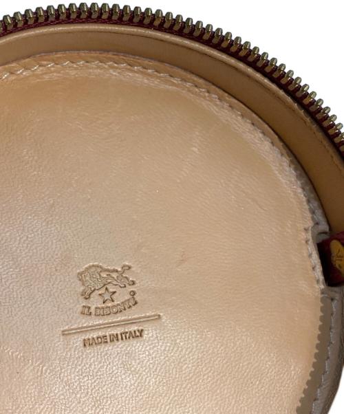 IL BISONTE（イル ビゾンテ）IL BISONTE (イル ビゾンテ) 筒型レザーショルダーバッグ ボルドーの古着・服飾アイテム