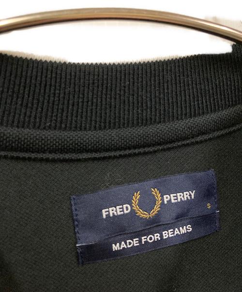 FRED PERRY（フレッドペリー）FRED PERRY (フレッドペリー) ティップライン ピケ ロングスリーブ ブラック サイズ:Sの古着・服飾アイテム