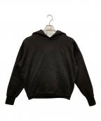 WIND AND SEAウィンダンシー）の古着「ロゴサイドジップスリットプルオーバーパーカー」｜ブラック