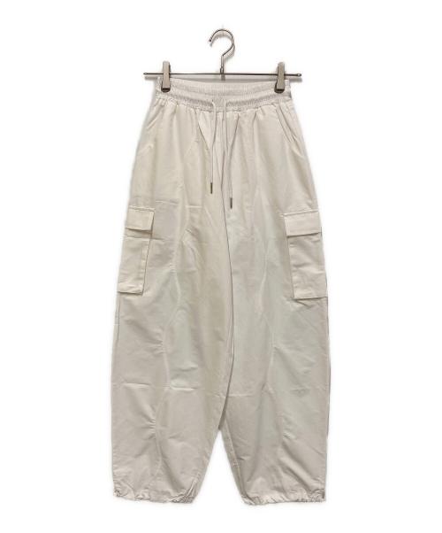 POPPY（ポピー）POPPY (ポピー) ドローコードナイロンカーゴパンツ ホワイト サイズ:Ｌ 未使用品の古着・服飾アイテム
