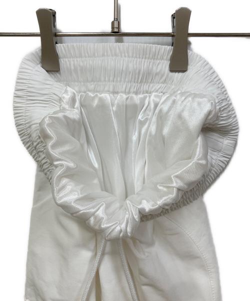 POPPY（ポピー）POPPY (ポピー) ドローコードナイロンカーゴパンツ ホワイト サイズ:Ｌ 未使用品の古着・服飾アイテム