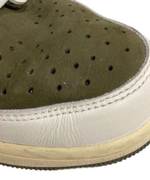 NIKE（ナイキ）NIKE (ナイキ) TRAVIS SCOTT (トラヴィススコット) AIR JORDAN 1 LOW OG SP REVERSE オリーブ サイズ:SIZE 26.5cmの古着・服飾アイテム