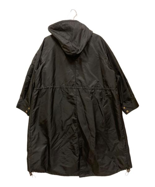 ATELIER MONT KEMMEL（アトリエモンケメル）atelier mont kemmel (アトリエモンケメル) green label relaxing (グリーンレーベルリラクシング) 取り外し可能ライナー付きモッズコート ブラック サイズ:FREEの古着・服飾アイテム
