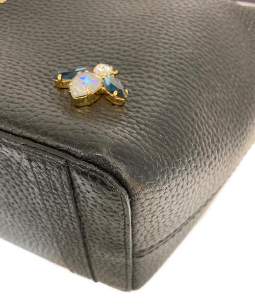 A.D.M.J.（エーディーエムジェイ）A.D.M.J. (エーディーエムジェイ) ミツバチ ビジュ装飾クロスボディーショルダーバッグ ブラック サイズ:表記なしの古着・服飾アイテム