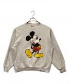 DISNEY DESIGNSディズニー・デザインズ）の古着「90’sプリントスウェット」｜ライトグレー