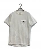 LACOSTEラコステ）の古着「鹿の子ロゴTシャツ」｜ホワイト
