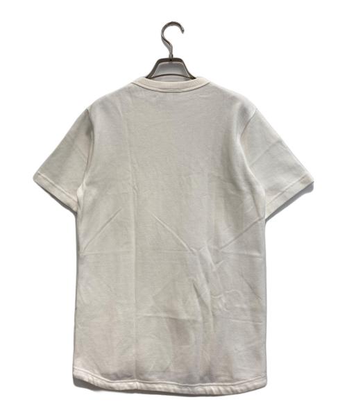 LACOSTE（ラコステ）LACOSTE (ラコステ) 鹿の子ロゴTシャツ ホワイト サイズ:XSの古着・服飾アイテム