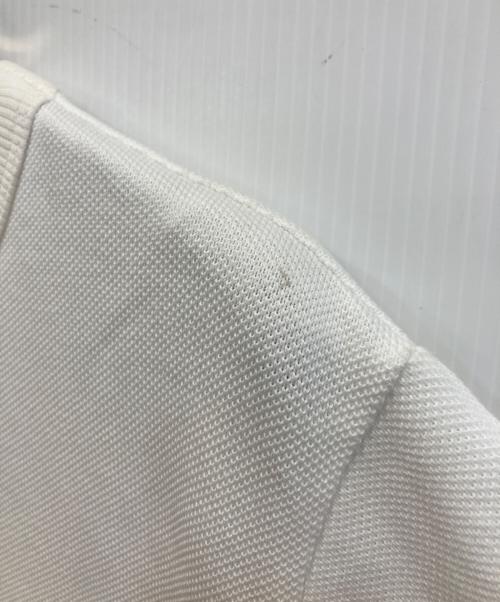LACOSTE（ラコステ）LACOSTE (ラコステ) 鹿の子ロゴTシャツ ホワイト サイズ:XSの古着・服飾アイテム