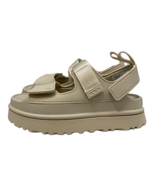 UGG（アグ）UGG (アグ) ゴールデングロウ サンダル ベージュ サイズ:37(US6)の古着・服飾アイテム