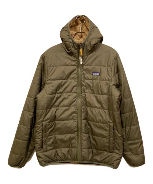 Patagonia（パタゴニア）Patagonia (パタゴニア) リバーシブル・レディ・フレディ・フーディ オリーブ サイズ:SIZE XXL(キッズ規格)の古着・服飾アイテム