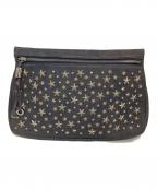 JIMMY CHOOジミーチュウ）の古着「スタースタッズクラッチバッグ」｜ネイビー