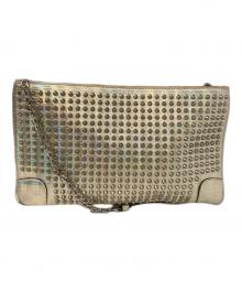 Christian Louboutin（クリスチャン・ルブタン）の古着「ルビポッシュスタッズチェーンショルダーバッグ」｜シルバー