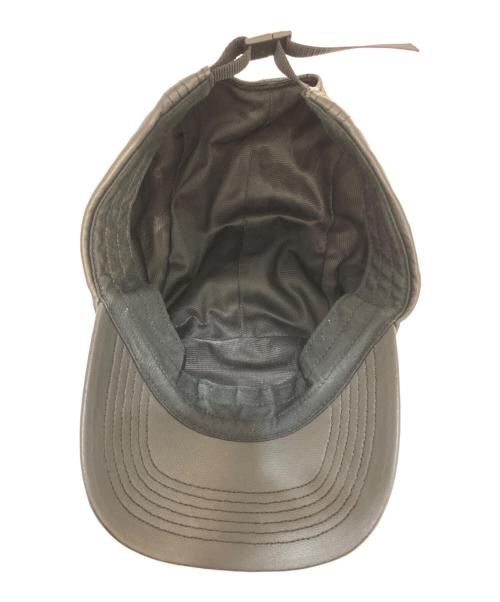SUPREME（シュプリーム）Supreme (シュプリーム) GORE-TEX Leather Camp Cap/GORE-TEX レザーキャンプキャップ ブラック サイズ:表記なしの古着・服飾アイテム