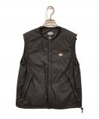 DANTONダントン）の古着「ナイロンストレッチタフタインサレーションベスト」｜ブラック