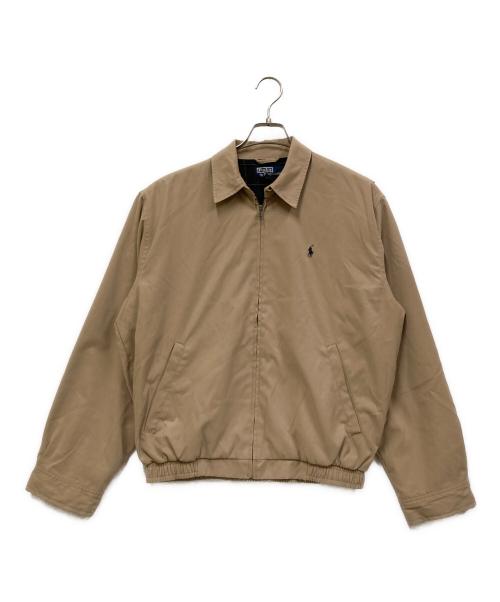 POLO RALPH LAUREN（ポロ・ラルフローレン）POLO RALPH LAUREN (ポロ・ラルフローレン) 90s スイングトップ ベージュ サイズ:SIZE Sの古着・服飾アイテム