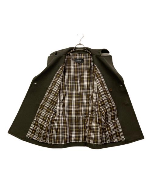 BURBERRY BLACK LABEL（バーバリーブラックレーベル）BURBERRY BLACK LABEL (バーバリーブラックレーベル) Pコート オリーブ サイズ:Mの古着・服飾アイテム