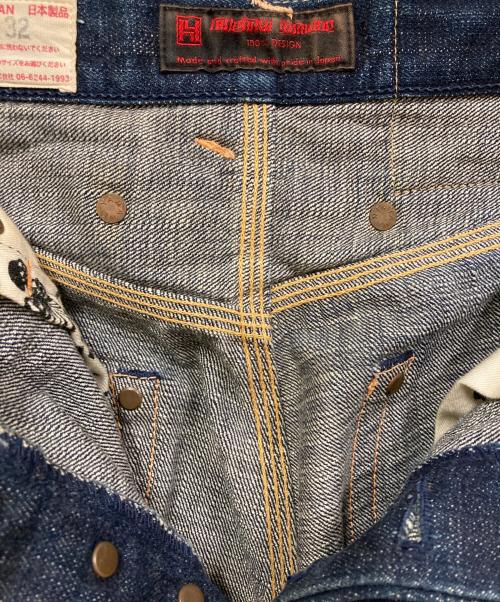 YAMANE  EVIS（ヤマネ エヴィス）YAMANE  EVIS (ヤマネ エヴィス) 道楽デニムパンツ インディゴ サイズ:SIZE W30の古着・服飾アイテム