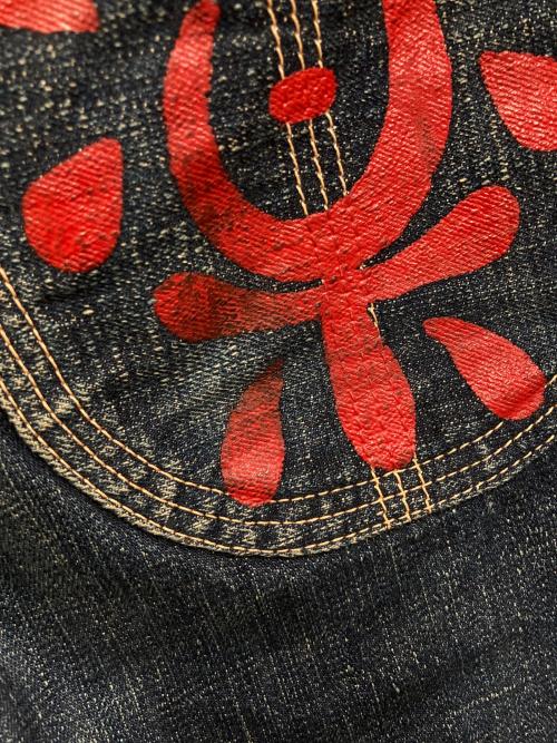 YAMANE  EVIS（ヤマネ エヴィス）YAMANE  EVIS (ヤマネ エヴィス) 道楽デニムパンツ インディゴ サイズ:SIZE W30の古着・服飾アイテム