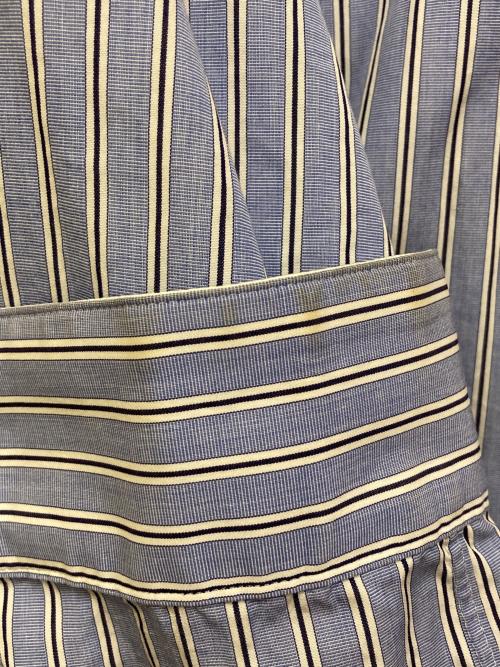 Toironier（トワロニエ）Toironier (トワロニエ) ストライプシャツ ブルー サイズ:SIZE Freeの古着・服飾アイテム