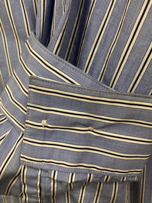 Toironier（トワロニエ）Toironier (トワロニエ) ストライプシャツ ブルー サイズ:SIZE Freeの古着・服飾アイテム