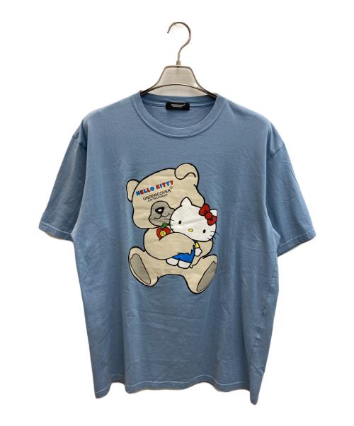 UNDERCOVER（アンダーカバー）UNDERCOVER (アンダーカバー) HELLO KITTY (ハローキティ) プリントTシャツ スカイブルー サイズ:4の古着・服飾アイテム