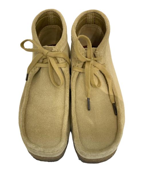CLARKS ORIGINALS（クラークス オリジナルズ）Clarks Originals (クラークス オリジナルズ) ワラビースウェードブーツ ベージュ サイズ:SIZE 26.5cmの古着・服飾アイテム