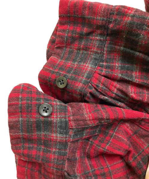 PENDLETON（ペンドルトン）PENDLETON (ペンドルトン) 80’s ニットポケット ボードシャツ ブラック×レッド サイズ:Lの古着・服飾アイテム