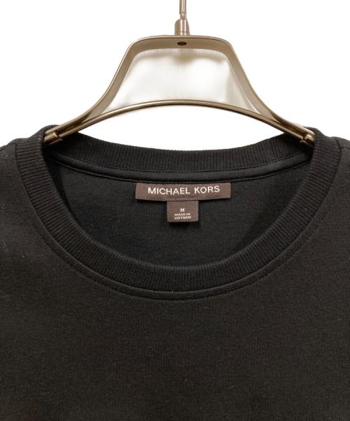 MICHAEL KORS（マイケル・コース）MICHAEL KORS (マイケル・コース) ロゴスウェット ブラック サイズ:Mの古着・服飾アイテム