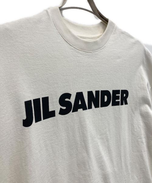 JIL SANDER（ジルサンダー）JIL SANDER (ジルサンダー) ロゴTシャツ ホワイト サイズ:Sの古着・服飾アイテム