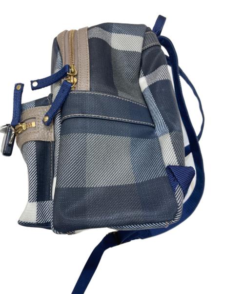 BLUE LABEL CRESTBRIDGE（ブルーレーベルクレストブリッジ）BLUE LABEL CRESTBRIDGE (ブルーレーベルクレストブリッジ) チェック柄ミニリュックの古着・服飾アイテム