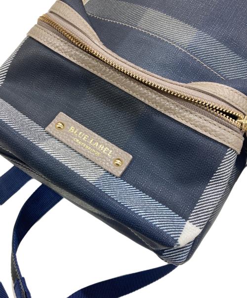 BLUE LABEL CRESTBRIDGE（ブルーレーベルクレストブリッジ）BLUE LABEL CRESTBRIDGE (ブルーレーベルクレストブリッジ) チェック柄ミニリュックの古着・服飾アイテム
