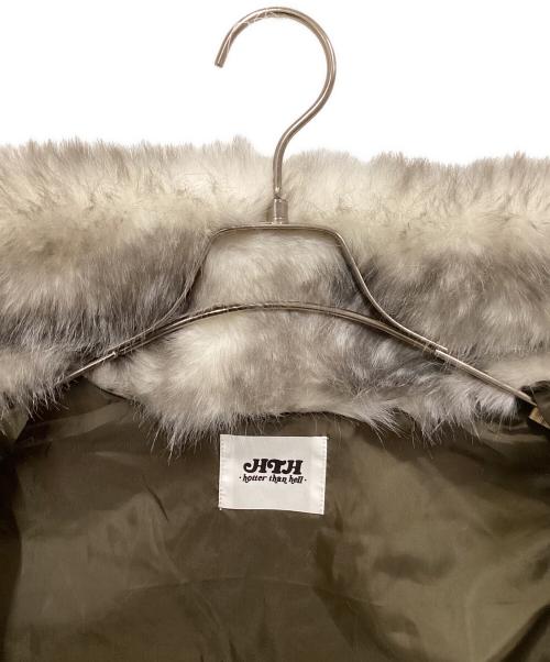 hotter than hell（ホッターザンヘル）hotter than hell (ホッターザンヘル) エコファージャケット ホワイト×グレー サイズ:SIZE Freeの古着・服飾アイテム