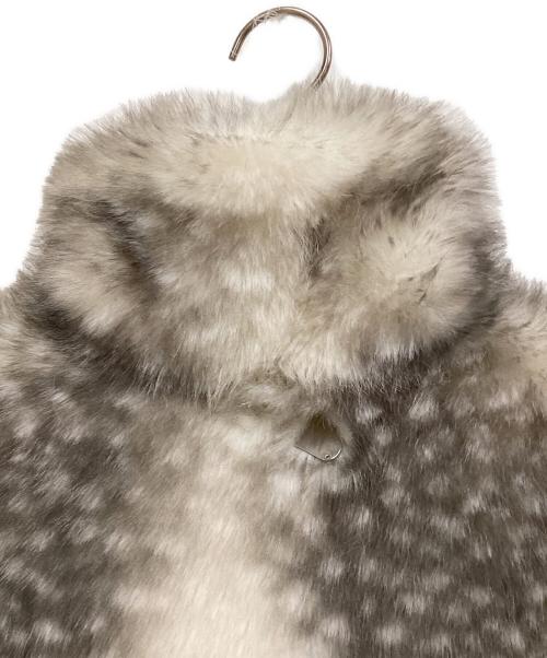 hotter than hell（ホッターザンヘル）hotter than hell (ホッターザンヘル) エコファージャケット ホワイト×グレー サイズ:SIZE Freeの古着・服飾アイテム