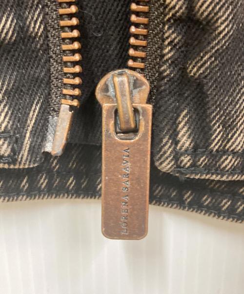 H&M（エイチアンドエム）H&M (エイチアンドエム) LORENA SARAVIA デニムジャケット ブラウン サイズ:SIZE　XSの古着・服飾アイテム