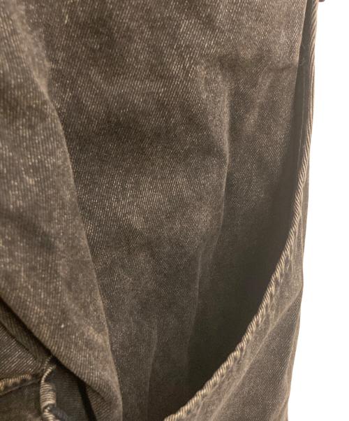 H&M（エイチアンドエム）H&M (エイチアンドエム) LORENA SARAVIA ブラウンフェードギミックデニムパンツ ブラウン サイズ:SIZE　Mの古着・服飾アイテム