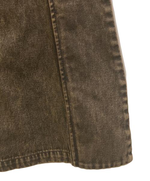 H&M（エイチアンドエム）H&M (エイチアンドエム) LORENA SARAVIA ブラウンフェードギミックデニムパンツ ブラウン サイズ:SIZE　Mの古着・服飾アイテム