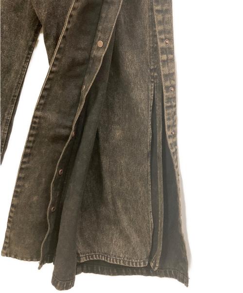 H&M（エイチアンドエム）H&M (エイチアンドエム) LORENA SARAVIA ブラウンフェードギミックデニムパンツ ブラウン サイズ:SIZE　Mの古着・服飾アイテム