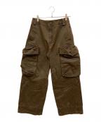 JOSE NOOMAホセ ノーマ）の古着「OIL FADE CARGO PANTS」｜ブラウン