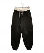 TRUNK PROJECTトランクプロジェクト）の古着「レイヤードスウェットスウェットパンツ」｜ブラック