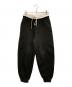 Trunk Project（トランクプロジェクト）の古着「レイヤードスウェットスウェットパンツ」｜ブラック