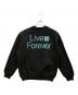GDC (ジーディーシー) kinski live forever crew sweat ブラック サイズ:SIZE M：15000円