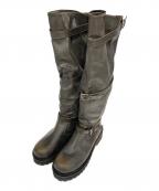 ALMアルム）の古着「GRACIEUX ENGINEER BOOTS」｜ブラック