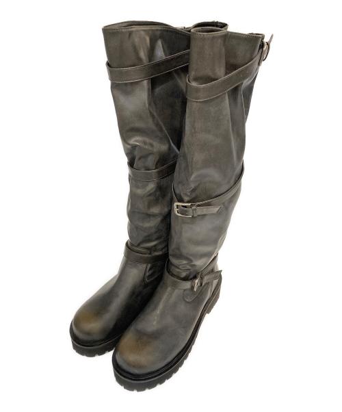 ALM（アルム）ALM (アルム) GRACIEUX ENGINEER BOOTS ブラック サイズ:SIZE 39の古着・服飾アイテム