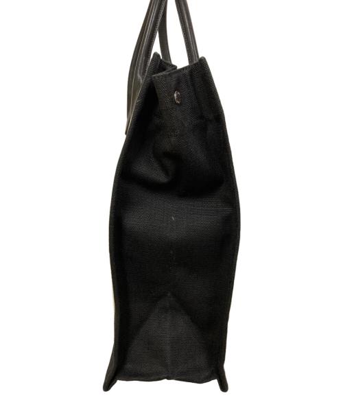 Saint Laurent Paris（サンローランパリ）Saint Laurent Paris (サンローランパリ) RIVE GAUCHE/トートバッグ アイボリー×ブラック サイズ:表記なしの古着・服飾アイテム