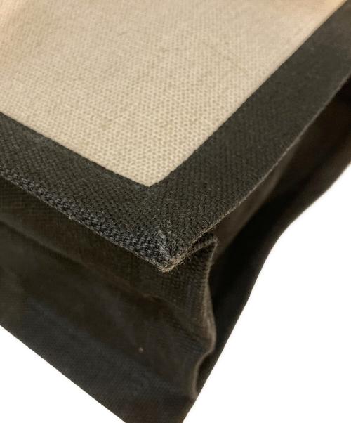 Saint Laurent Paris（サンローランパリ）Saint Laurent Paris (サンローランパリ) RIVE GAUCHE/トートバッグ アイボリー×ブラック サイズ:表記なしの古着・服飾アイテム